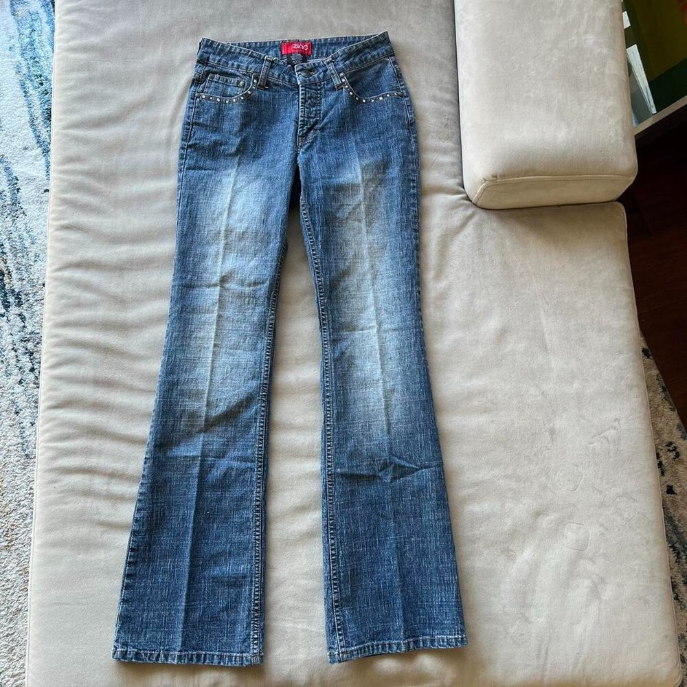 Women's Blue and Navy Jeans
